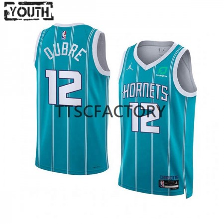 Maglia NBA Charlotte Hornets Kelly Oubre 12 Nike 2022-23 Jordan Edition Teal Swingman - Bambino